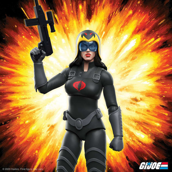 (Pre-order 預訂)  Super 7 G.I. Joe ULTIMATES! Wave 4 Baroness (Black Suit)